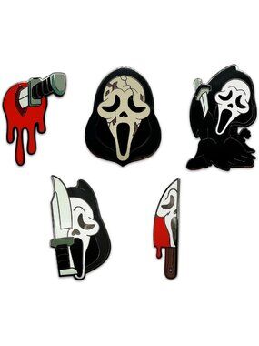 Youtooz Ghostface Pin Set, Official Licensed Horror Collectible Accessories